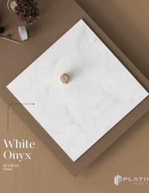 WHITE ONYX 24 x 24